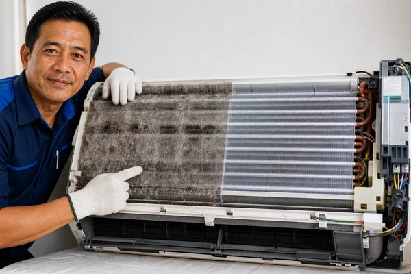 Chemical wash sebelum dan selepas