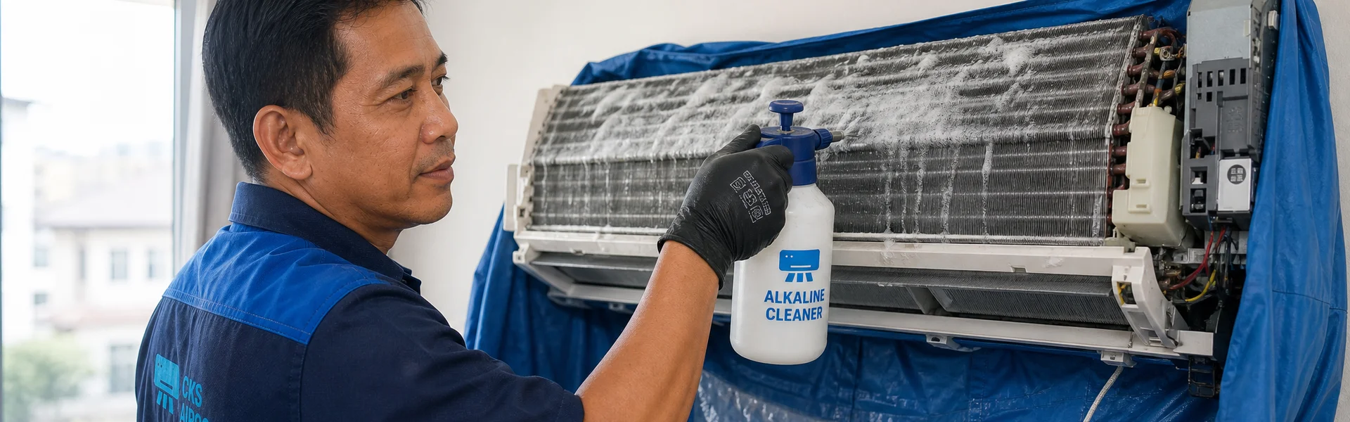 Cucian Kimia Aircond (Chemical Wash)