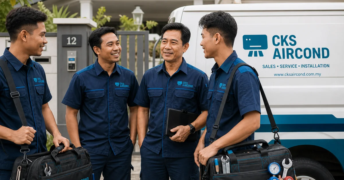 Pengumuman perluasan liputan CKS Aircond ke Klang, Bangi, dan Ampang Jaya